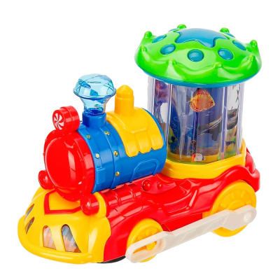 Паровозик музыкальный с аквариумом Elefantino IT107148